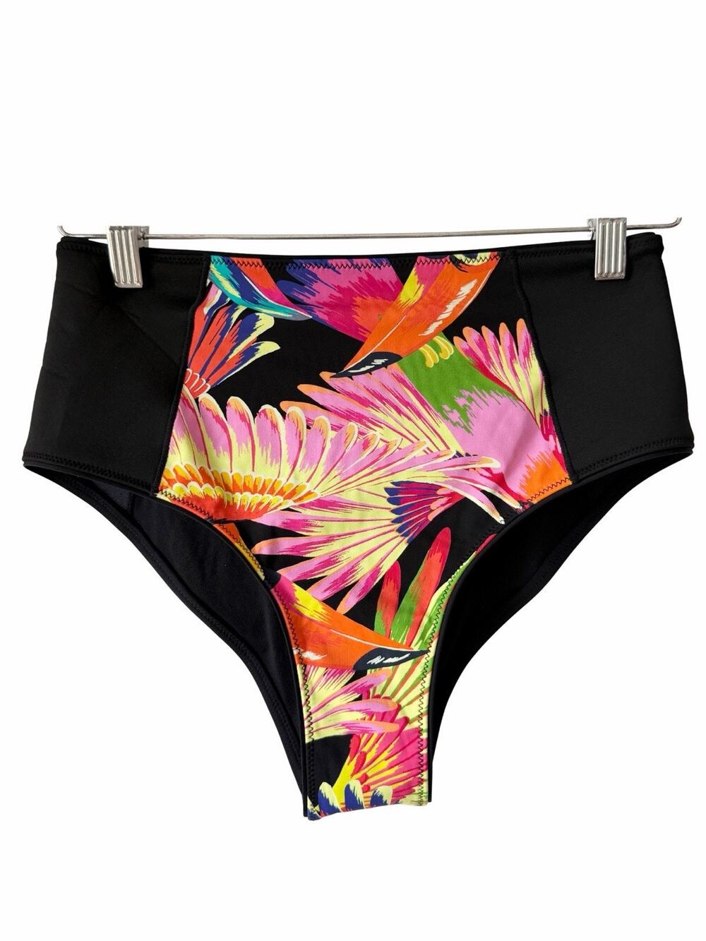 Ripcurl x Farm Rio Mirage High Waist Bikini Bottom Womens Small Toucan Colorful